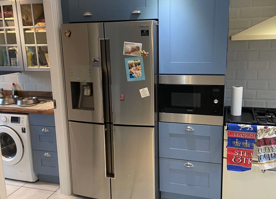 Blue kitchen
