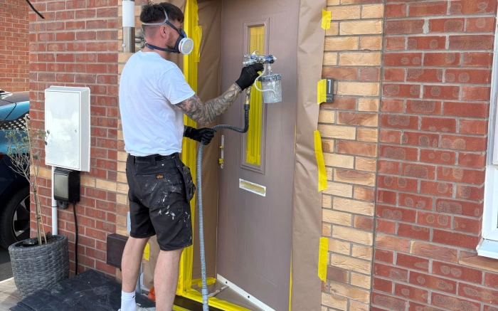 Farrow ball door transformation